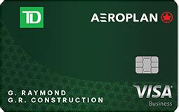 td business aeroplan card.